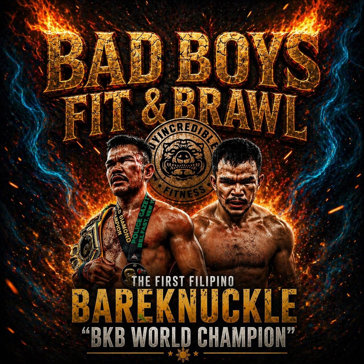 The First Filipino Bareknuckle BKB World Champion — Bad Boys Fit & Brawl